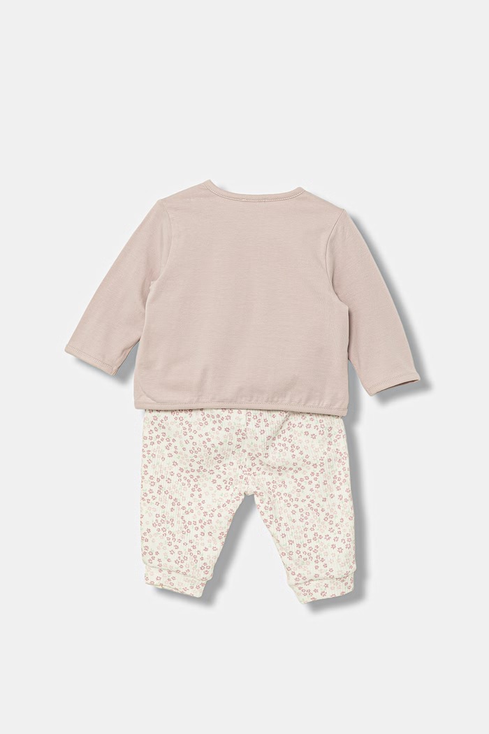 United Colors of Benetton dojčenský bavlnený komplet s elastanom ružová 366PAK01P.W.Stagionale