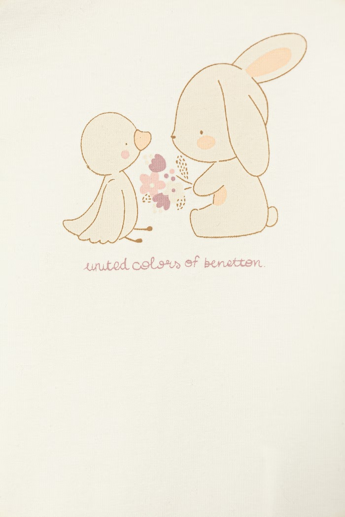 United Colors of Benetton dojčenský bavlnený komplet s elastanom 366PAK01P.W.Stagionale