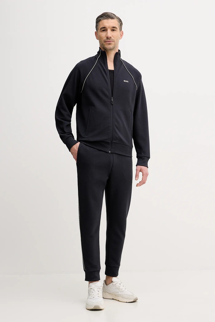 BOSS Green спортен комплект мъжки от памук SW_Tracksuit Set еластичен тъмносин 50555906