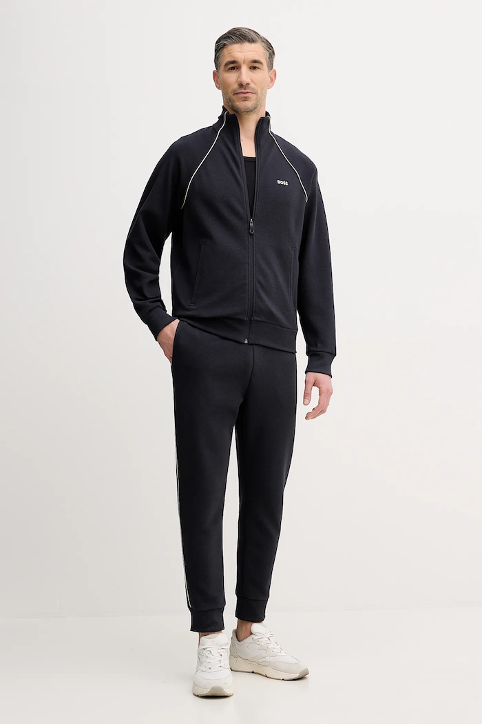 BOSS Green спортен комплект мъжки от памук SW_Tracksuit Set еластичен тъмносин 50555906