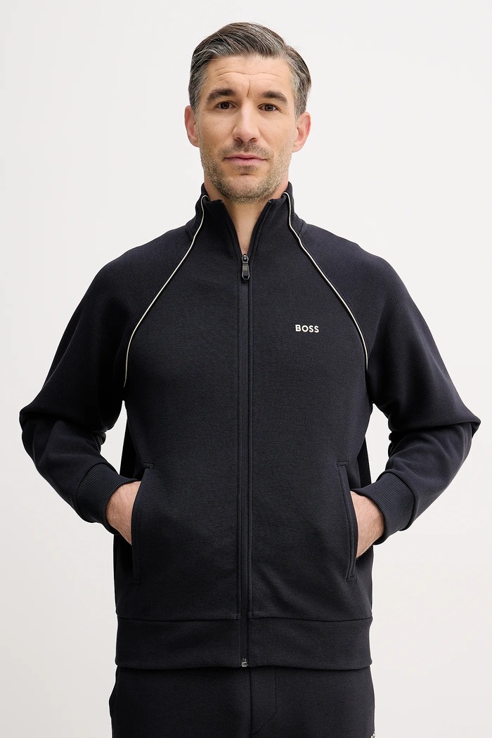 BOSS Green спортен комплект мъжки от памук SW_Tracksuit Set 50555906 тъмносин SS26