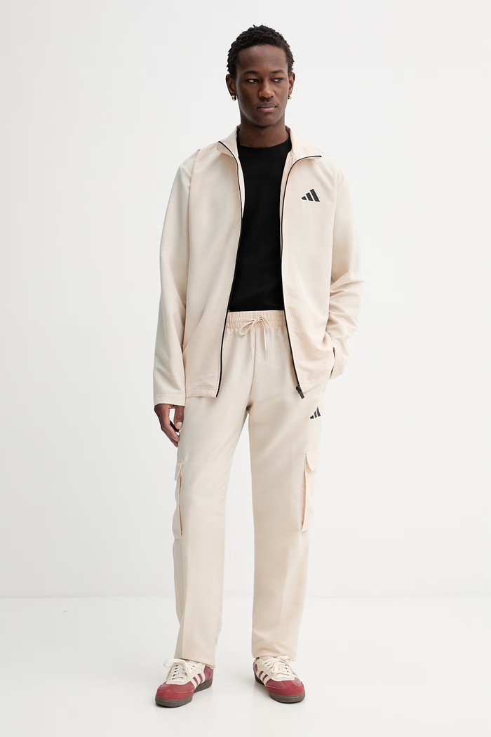 Tepláková súprava adidas látka béžová KE5890