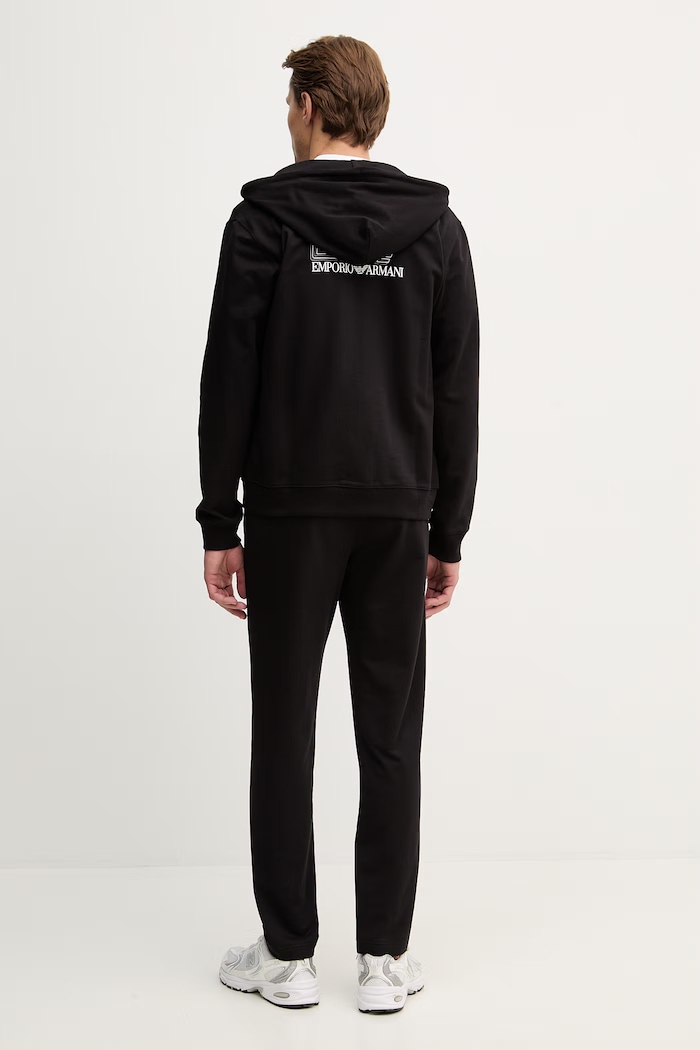 EA7 Emporio Armani compleu de trening pentru bărbați AF13512.7M001319 negru SS26