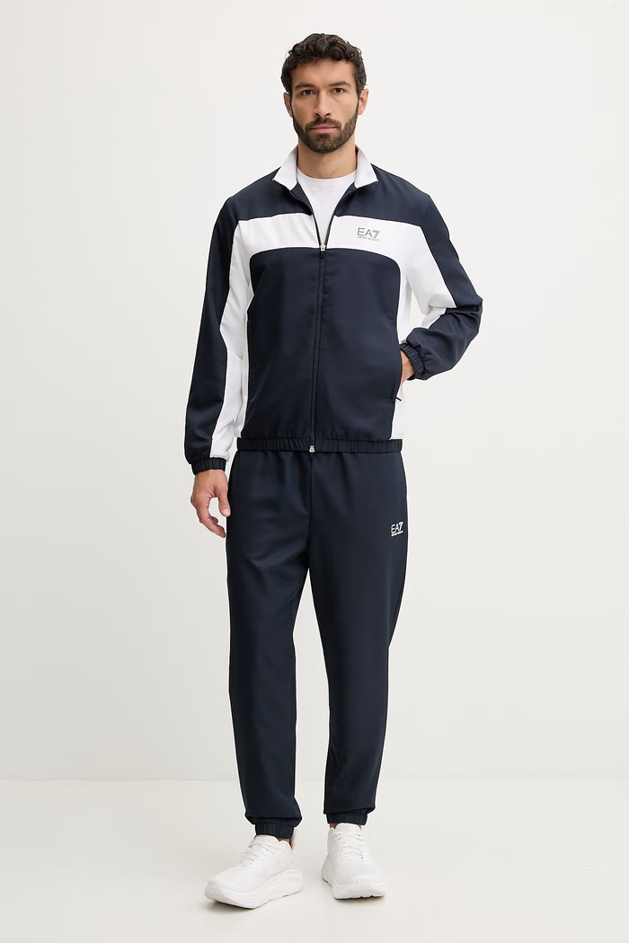 Tepláková súprava EA7 Emporio Armani pletenina tmavomodrá AF16072.7M001530