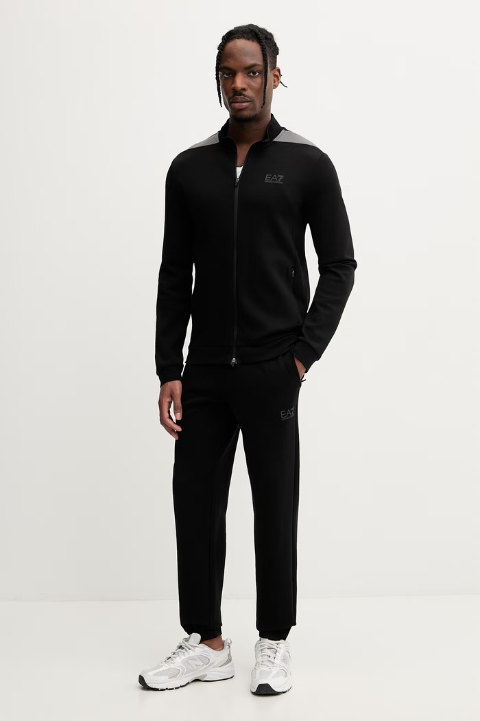 EA7 Emporio Armani trenirka moška črna AF20845.7M001601