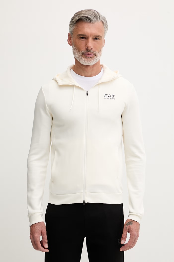 EA7 Emporio Armani спортен комплект мъжки с памук AF20845.7M001602 бежов SS26