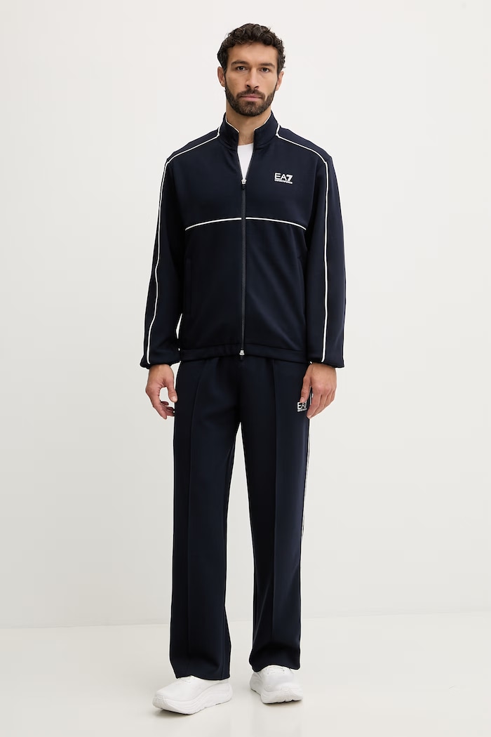 Спортивный костюм EA7 Emporio Armani трикотаж тёмно-синий AF21491.7M001526