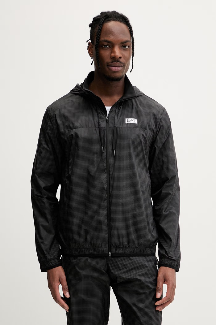EA7 Emporio Armani moška trenirka AF21521.7M001383 črna SS26