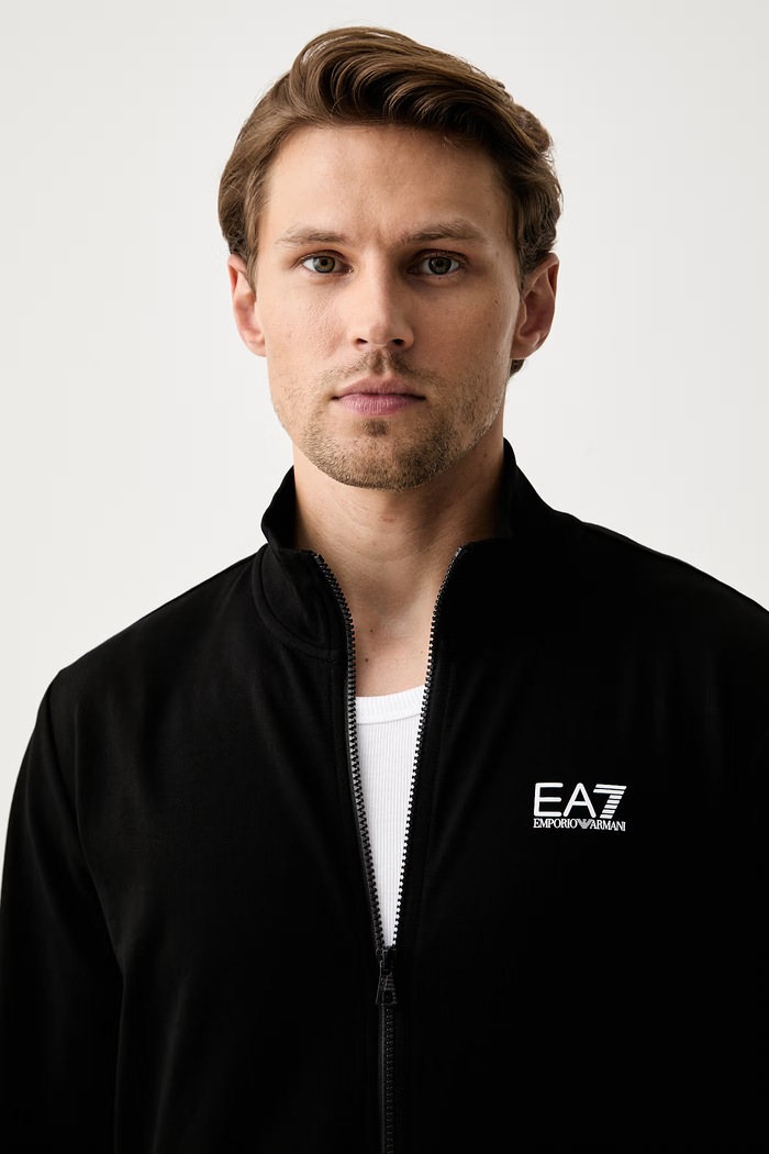 EA7 Emporio Armani dres męski bawełniany PJVRZ.8NPV61 czarny
