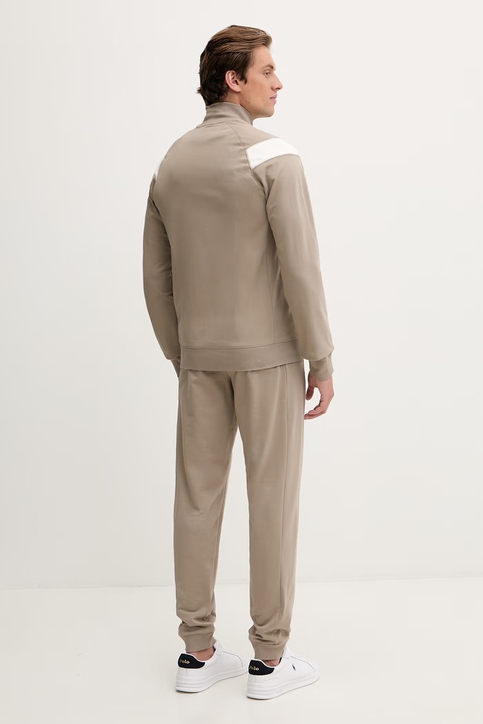 Oblečenie EA7 Emporio Armani tepláková súprava pánska AF12681.7M001281 hnedá