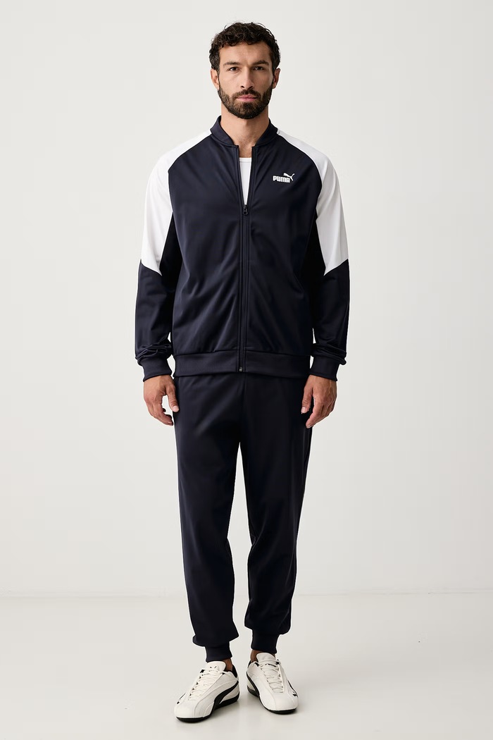 Puma Komplet dresowy męski Poly baseball suit granatowy 691764