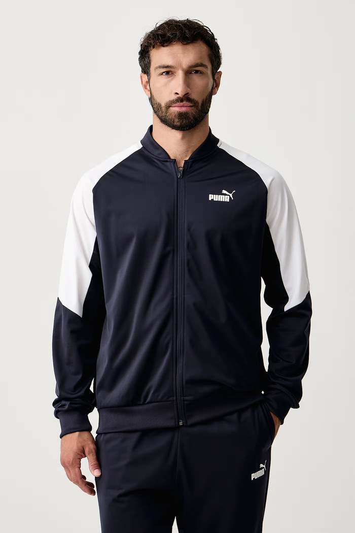 Puma Komplet dresowy męski Poly baseball suit 691764 granatowy SS26