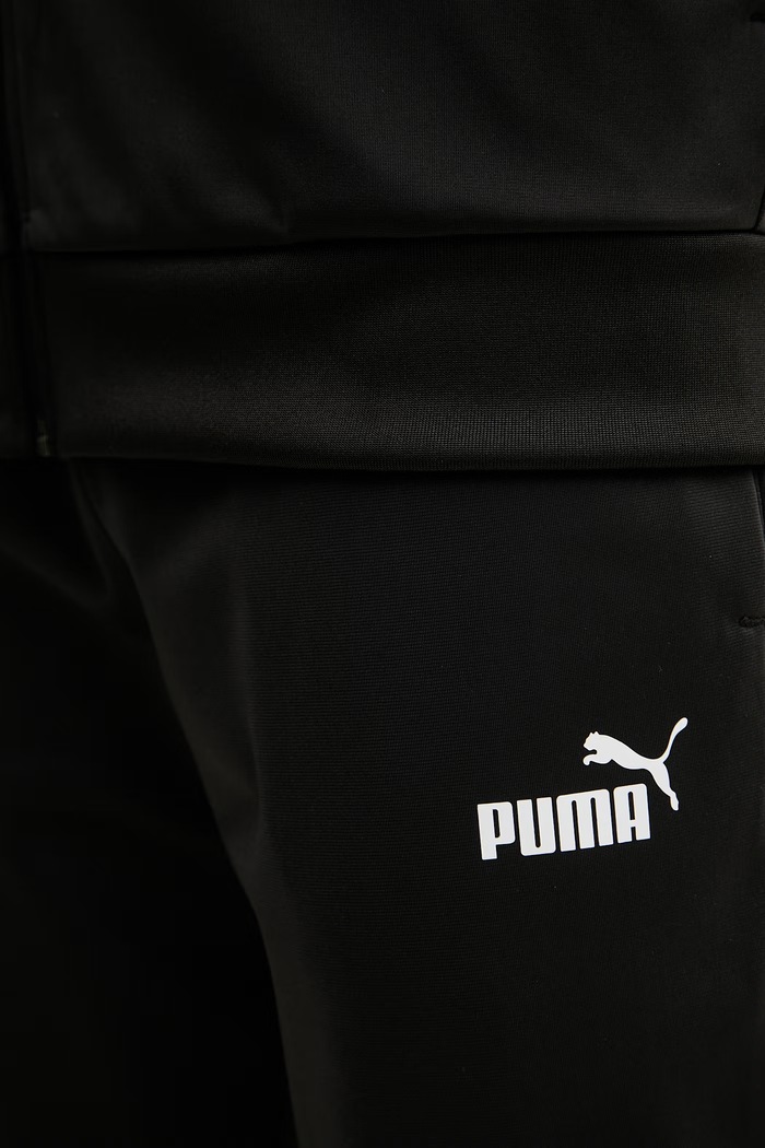 Puma φόρμα ανδρική Hooded Poly suit 691768 μαύρο