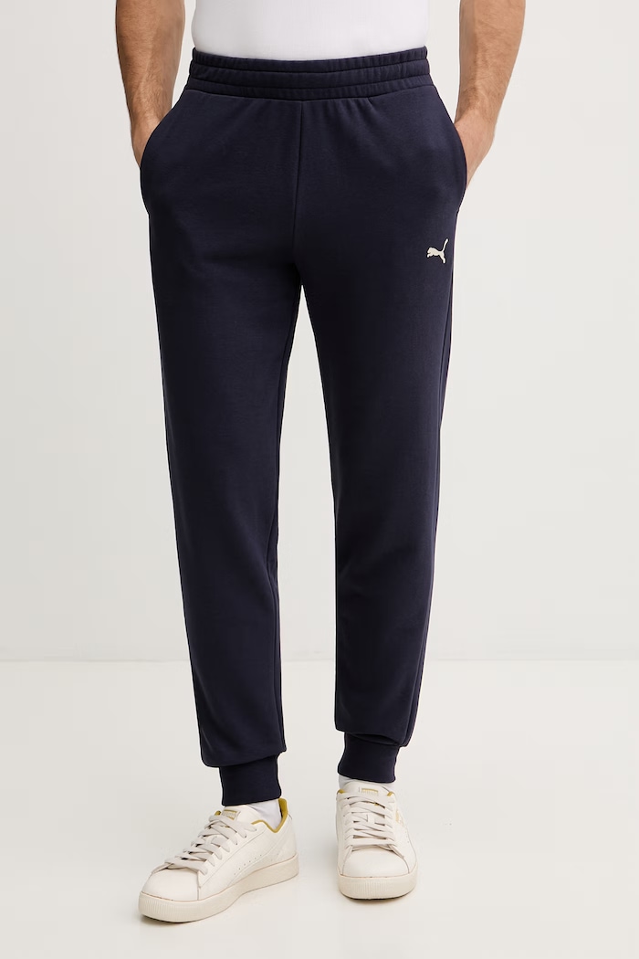 Ρούχα Puma σετ φόρμας Ανδρικό με βαμβάκι Mainline suit 691770 σκούρο μπλε