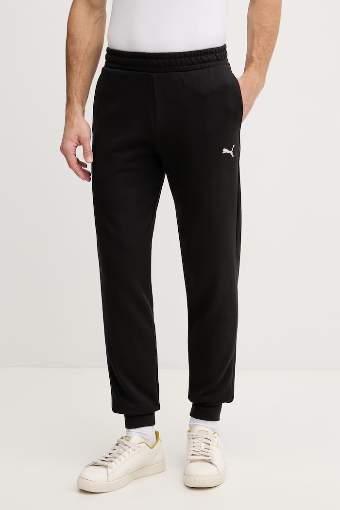 Ρούχα Puma σετ φόρμας ανδρικό με βαμβάκι Mainline suit 691770 μαύρο