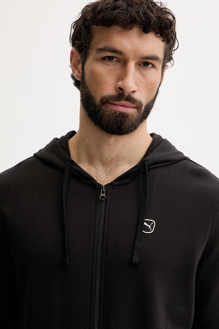 Puma спортен комплект мъжки памучен Essential elevated 691771 черен