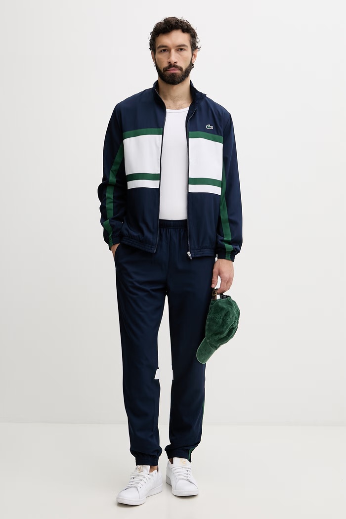 Lacoste tepláková súprava pánska WH0226 tmavomodrá