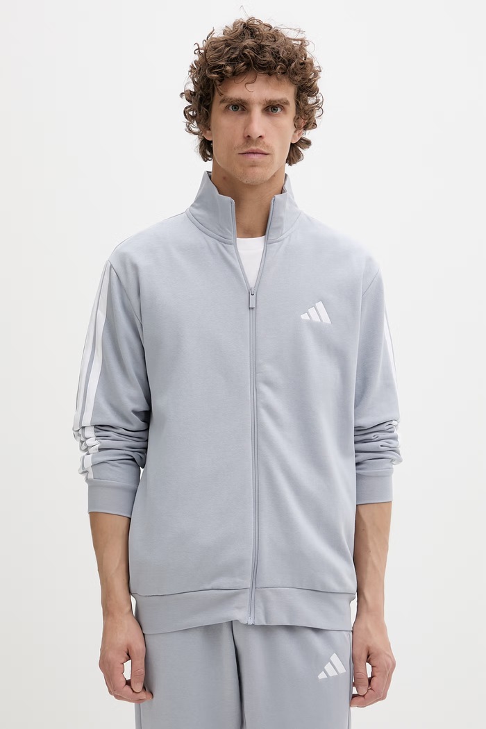 Adidas tepláková súprava pánska s bavlnou KC0698 modrá SS26