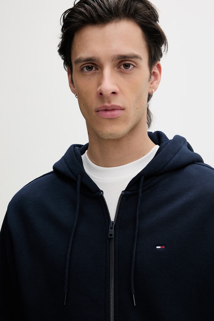 Tommy Jeans komplet dresowy męski z bawełną DM0DM23281 granatowy