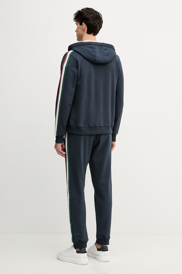 Aeronautica Militare спортен комплект мъжки памучен TF0107UF00677 тъмносин SS26