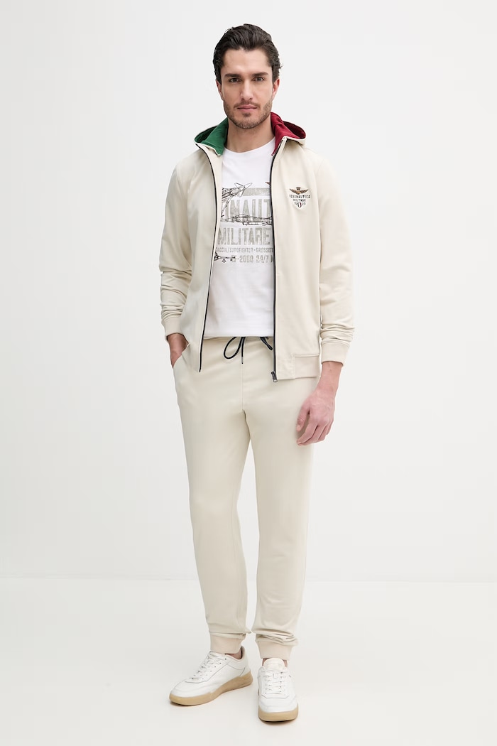 Φόρμα Aeronautica Militare με ελαστάν μπεζ TF0108UF00674