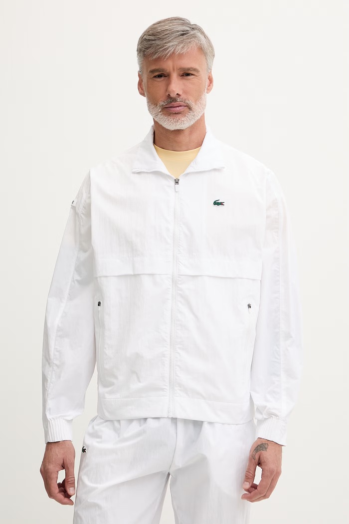 Lacoste compleu de trening pentru bărbați x Novak Djokovic WH9971 alb SS26