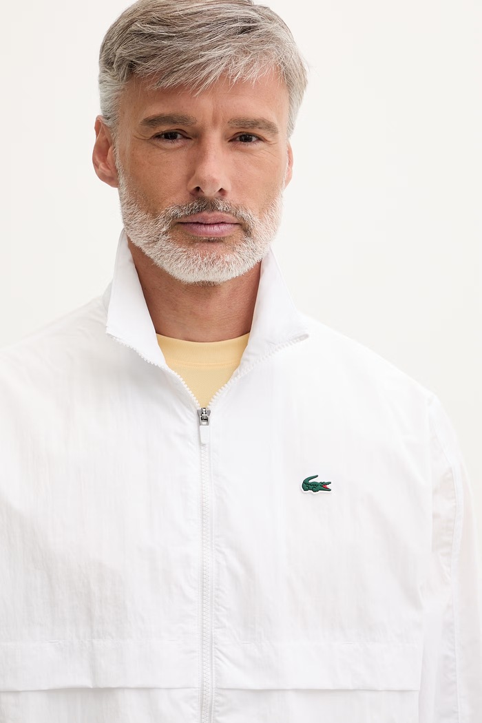 Lacoste compleu de trening pentru bărbați x Novak Djokovic WH9971 alb