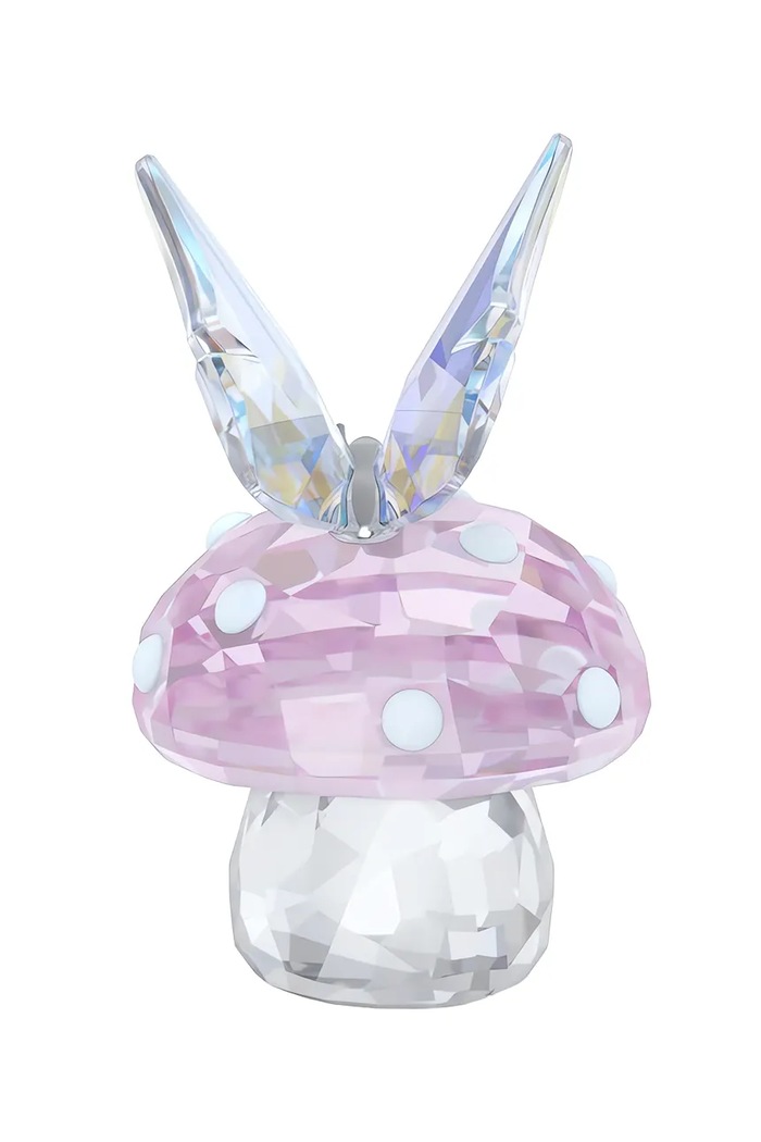 Living și dormitor Swarovski figurină în picioare din sticlă de cristal Ariana Grande x Swarovski 5750817 roz