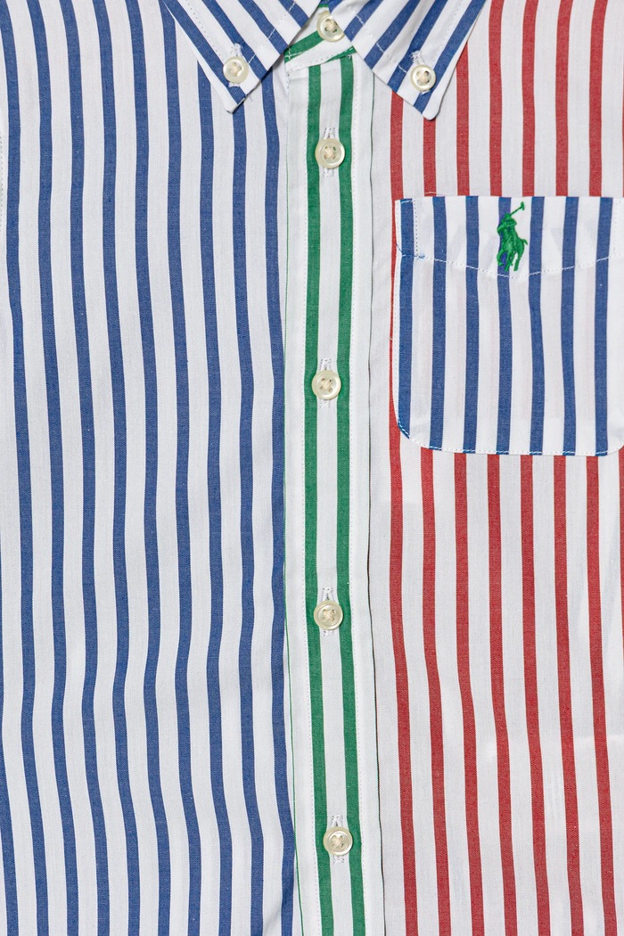 Băieți Polo Ralph Lauren cămașă din bumbac pentru bebeluși 320A96282001 multicolor
