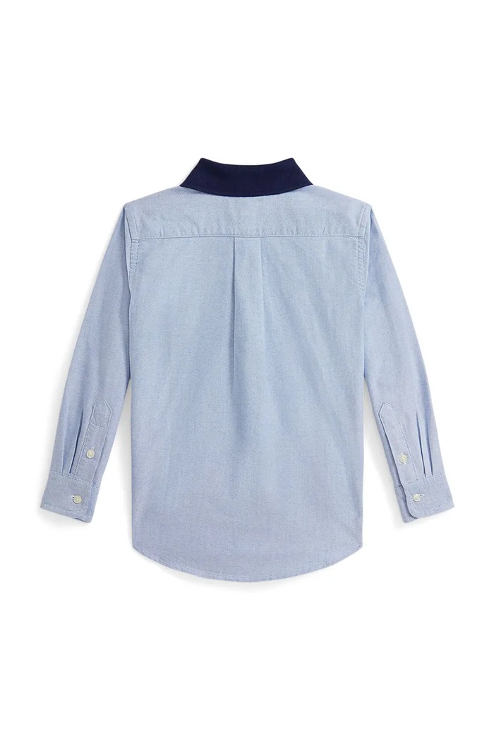 Παιδικό βαμβακερό πουκάμισο Polo Ralph Lauren 322A96286001 μπλε SS26