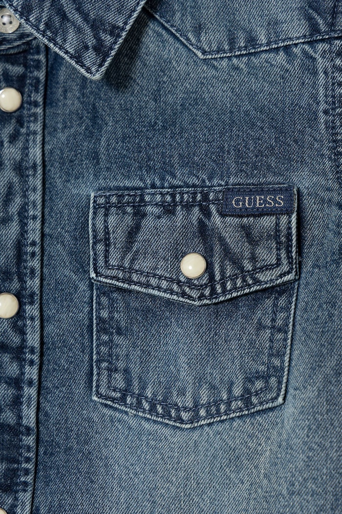 Fiú Guess gyerek farmerdzseki N6RH00.D4EU0.PPY2 kék