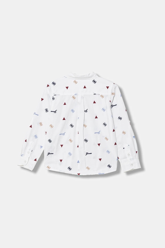 Guess gyerek ing pamutból N6RH03.WBHQ1.PPY2 fehér SS26