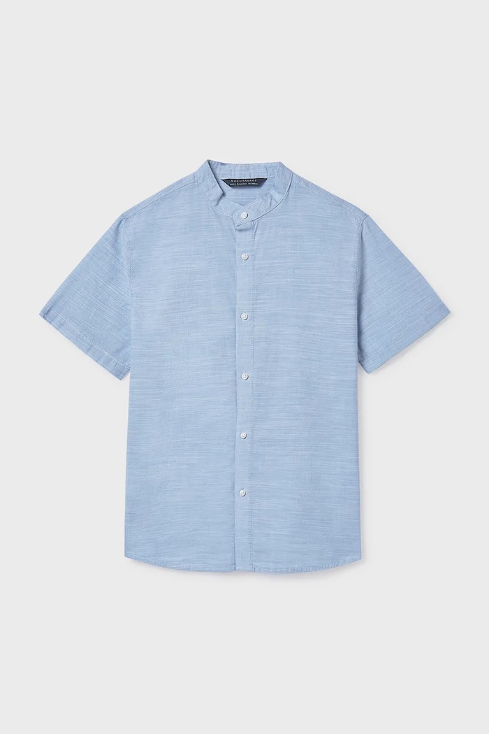 Παιδικό βαμβακερό πουκάμισο Mayoral casual μπλε 6171.7C.Junior.PPY2