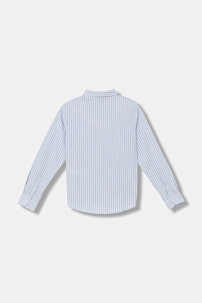 Dětská bavlněná košile Emporio Armani EB001314.AF20973 modrá SS26