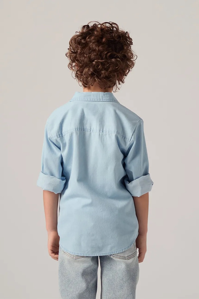 Levi's srajca otroška bombažna BATTERY HOUSEMARK SHIRT 8EP676