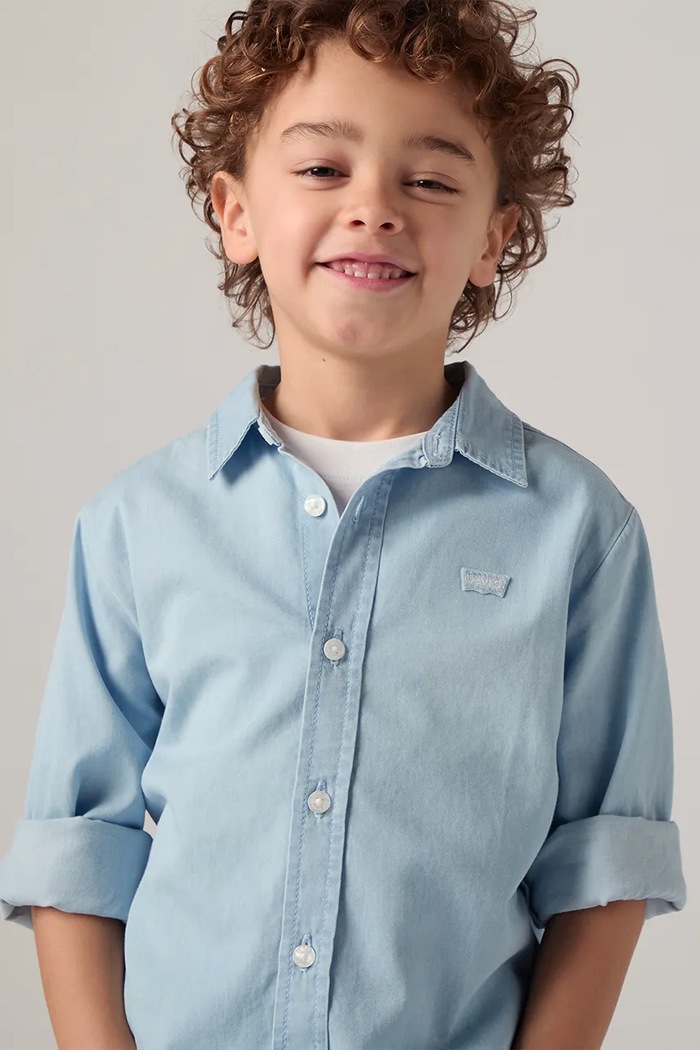 Levi's srajca otroška bombažna BATTERY HOUSEMARK SHIRT 8EP676