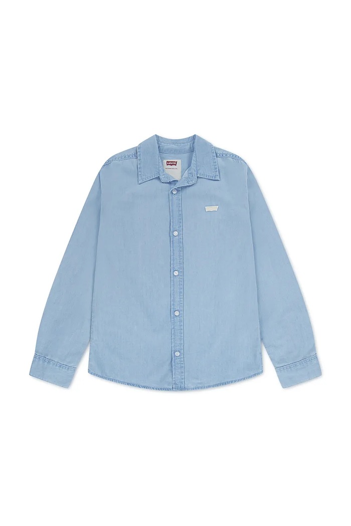 Levi's srajca otroška bombažna BATTERY HOUSEMARK SHIRT 9EP676 modra SS26