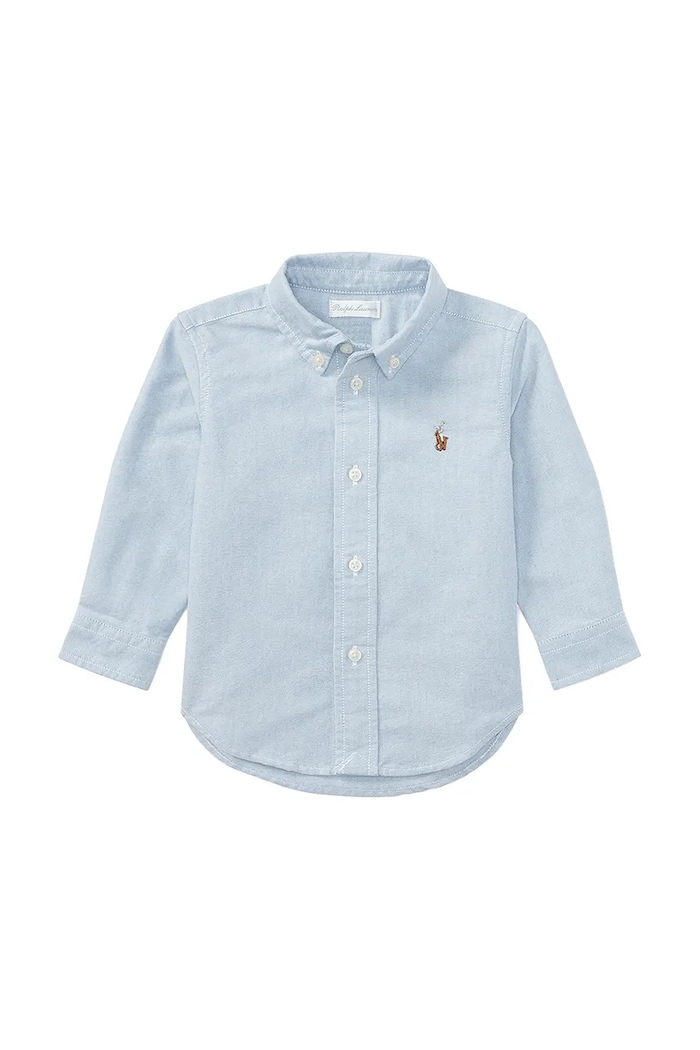 Polo Ralph Lauren košeľa detská bavlnená modrá 320677133002