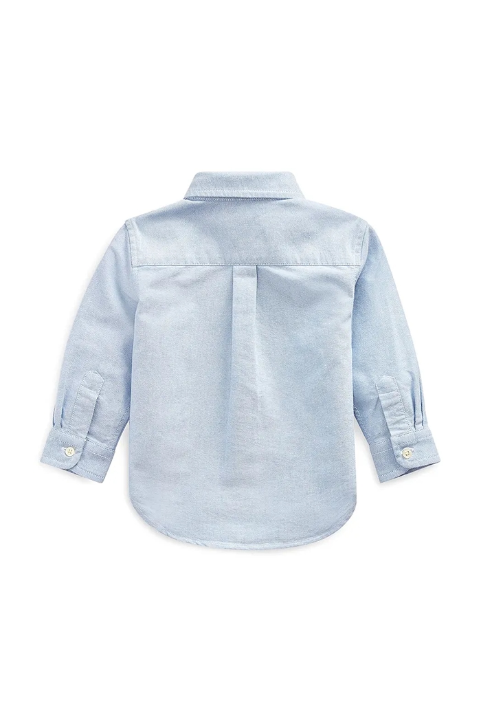 Polo Ralph Lauren košeľa detská bavlnená 320677133002 modrá SS26