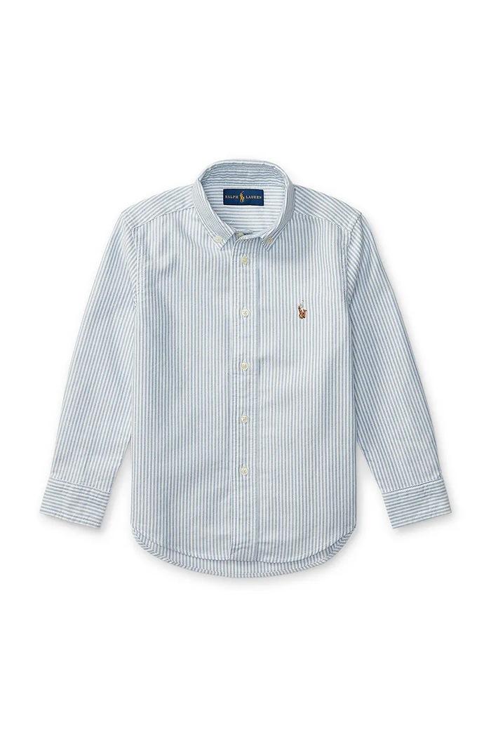 Polo Ralph Lauren gyerek ing pamutból 322677177001 kék SS26
