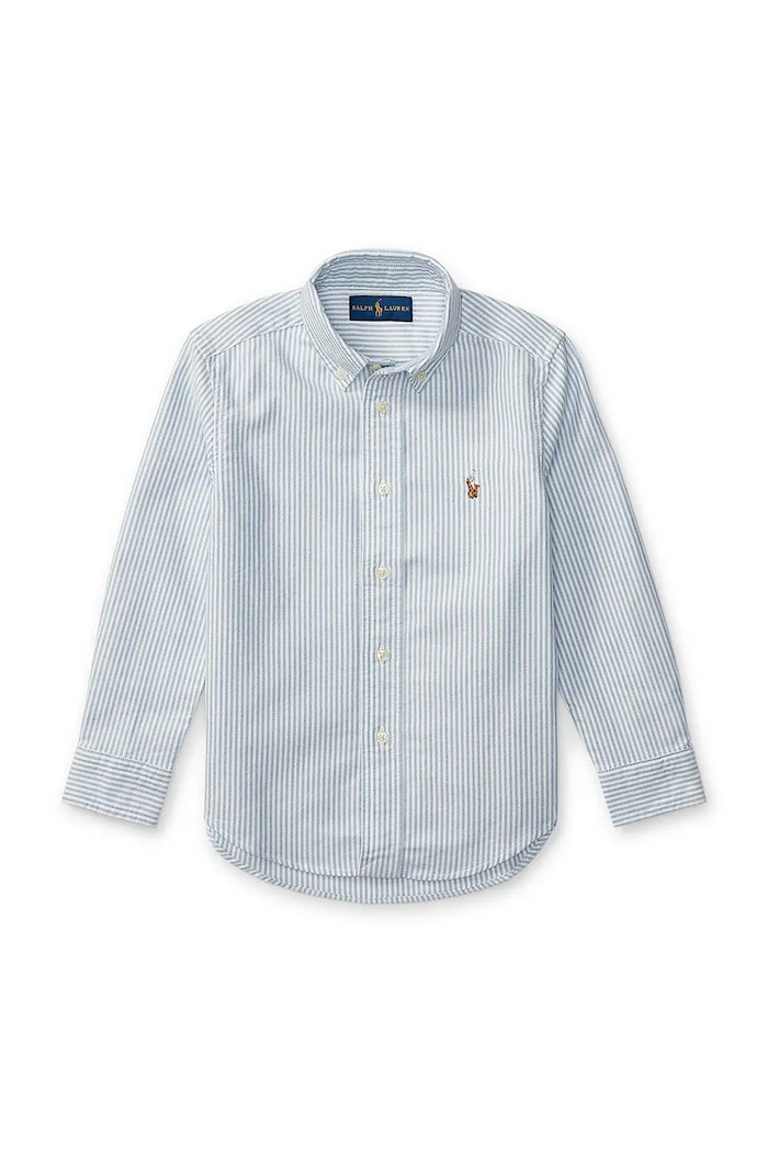 Polo Ralph Lauren gyerek ing pamutból 322677177001 kék SS26