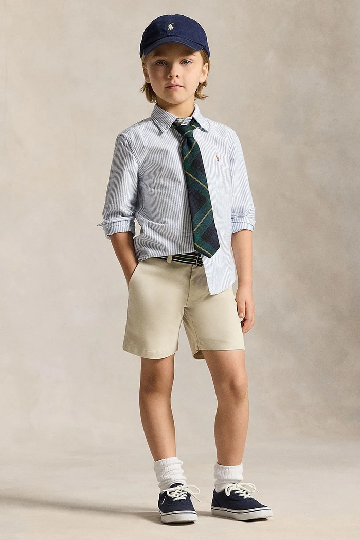 Polo Ralph Lauren gyerek ing pamutból kék 322677177001