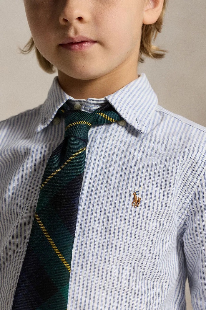 Polo Ralph Lauren gyerek ing pamutból 322677177001 kék