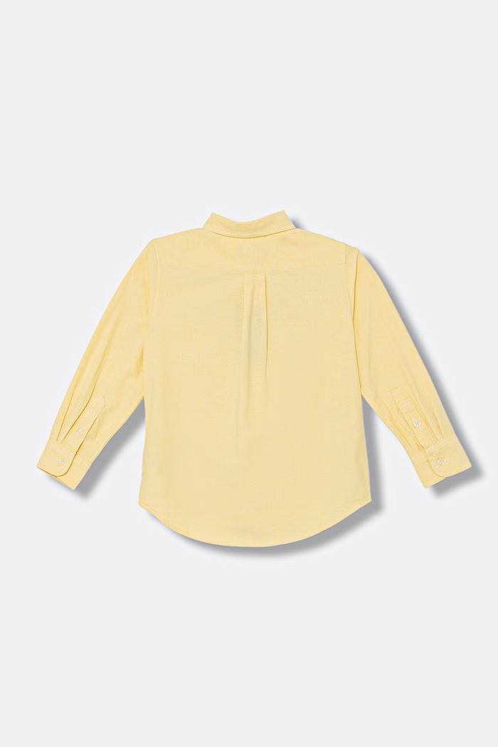 Detská košeľa Polo Ralph Lauren 322A12748002 žltá SS26