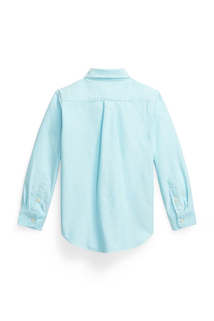 Παιδικό βαμβακερό πουκάμισο Polo Ralph Lauren 322A12748004 μπλε SS26