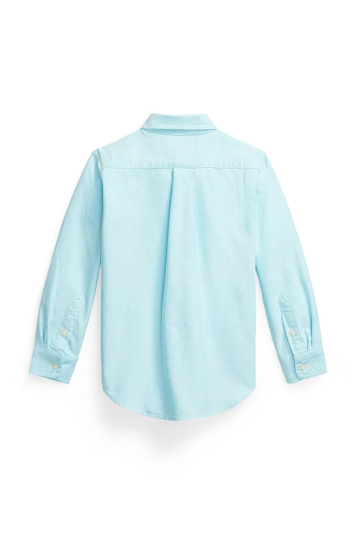 Παιδικό βαμβακερό πουκάμισο Polo Ralph Lauren 322A12748004 μπλε SS26
