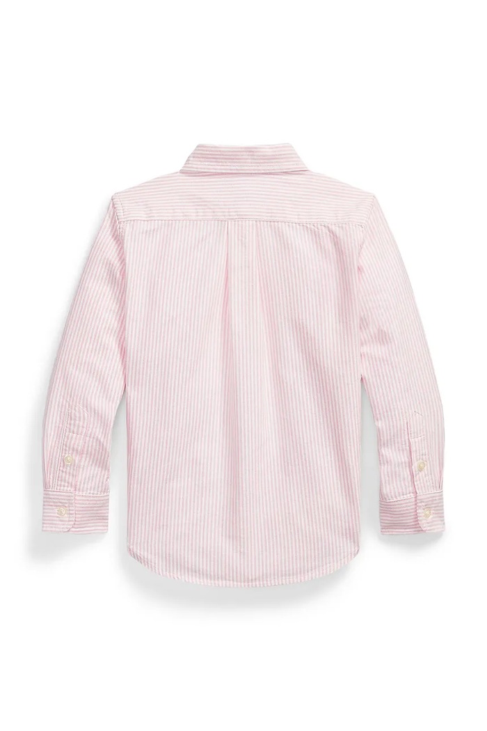 Polo Ralph Lauren cămașă de bumbac pentru copii 322A12752003 roz SS26