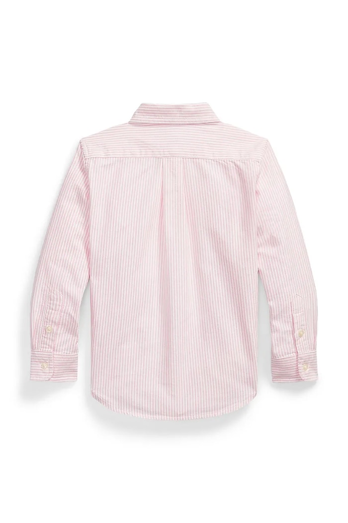 Polo Ralph Lauren cămașă de bumbac pentru copii 322A12752003 roz SS26