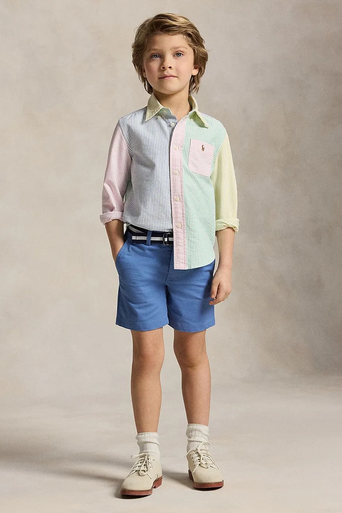 Detská bavlnená košeľa Polo Ralph Lauren viacfarebná 322B13800001