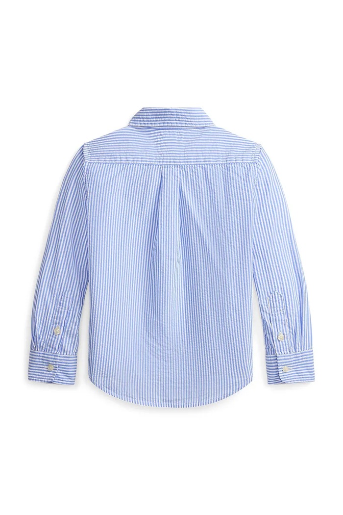 Polo Ralph Lauren košeľa oxford detská bavlnená 322B23251001 modrá SS26